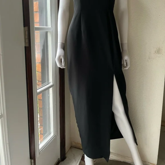 Vintage Alex Evenings sweetheart strapless dress with slit - Picture 5 of 14
